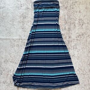 Merona Blue and White Striped Dress